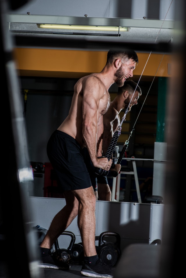 Triceps Cable Rope Pushdown exercise